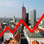 **

"A graph depicting the inverse relationship between interest rates and bond values, overlaid with a Polish złoty (PLN) symbol. Add visuals representing rising interest rates (arrows pointing up) and falling bond prices (arrows pointing down). The background shows a cityscape of Warsaw, Poland."

**